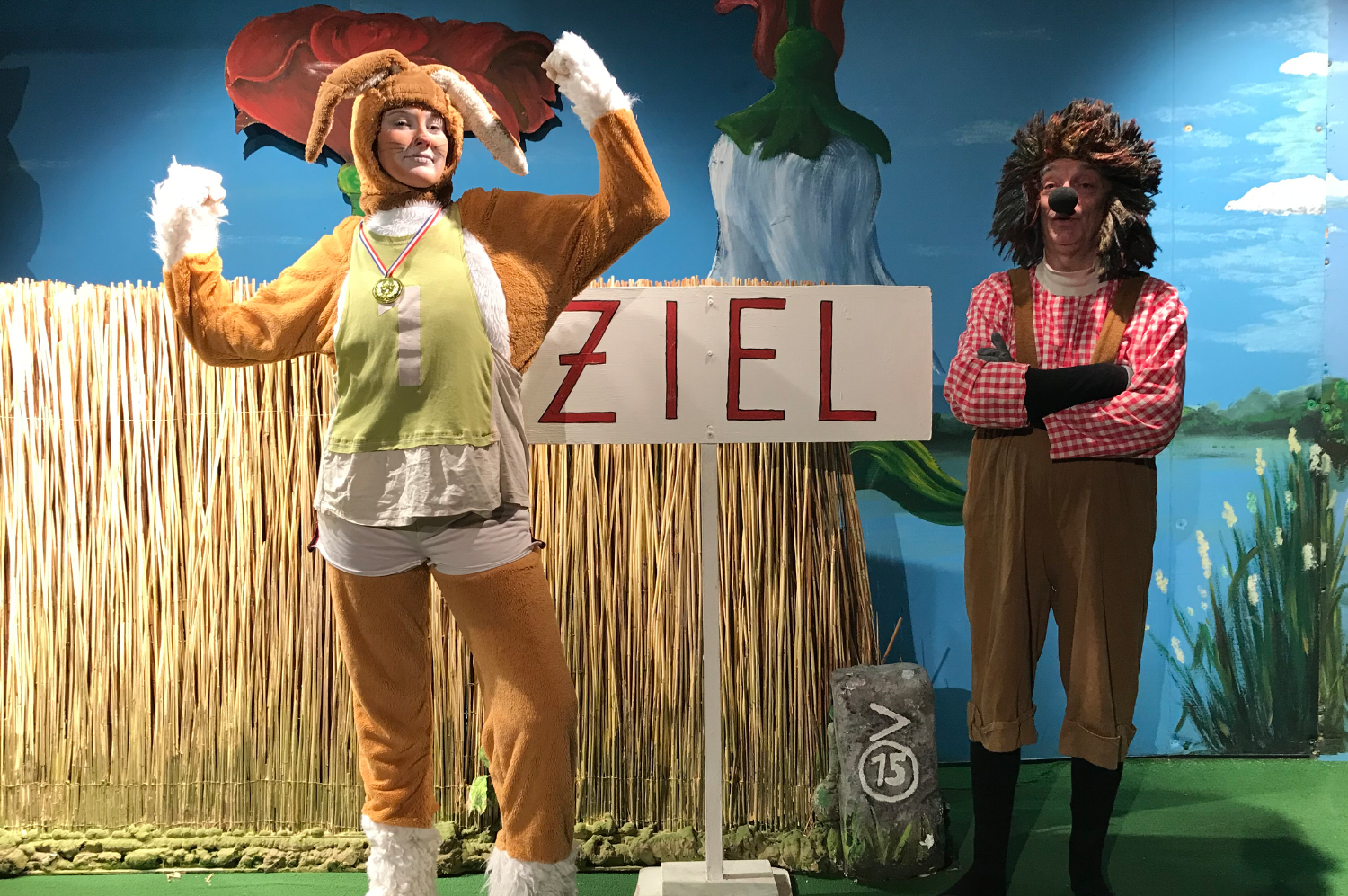 Der Wettlauf zwischen Hase & Igel Theater am Tremser Teich